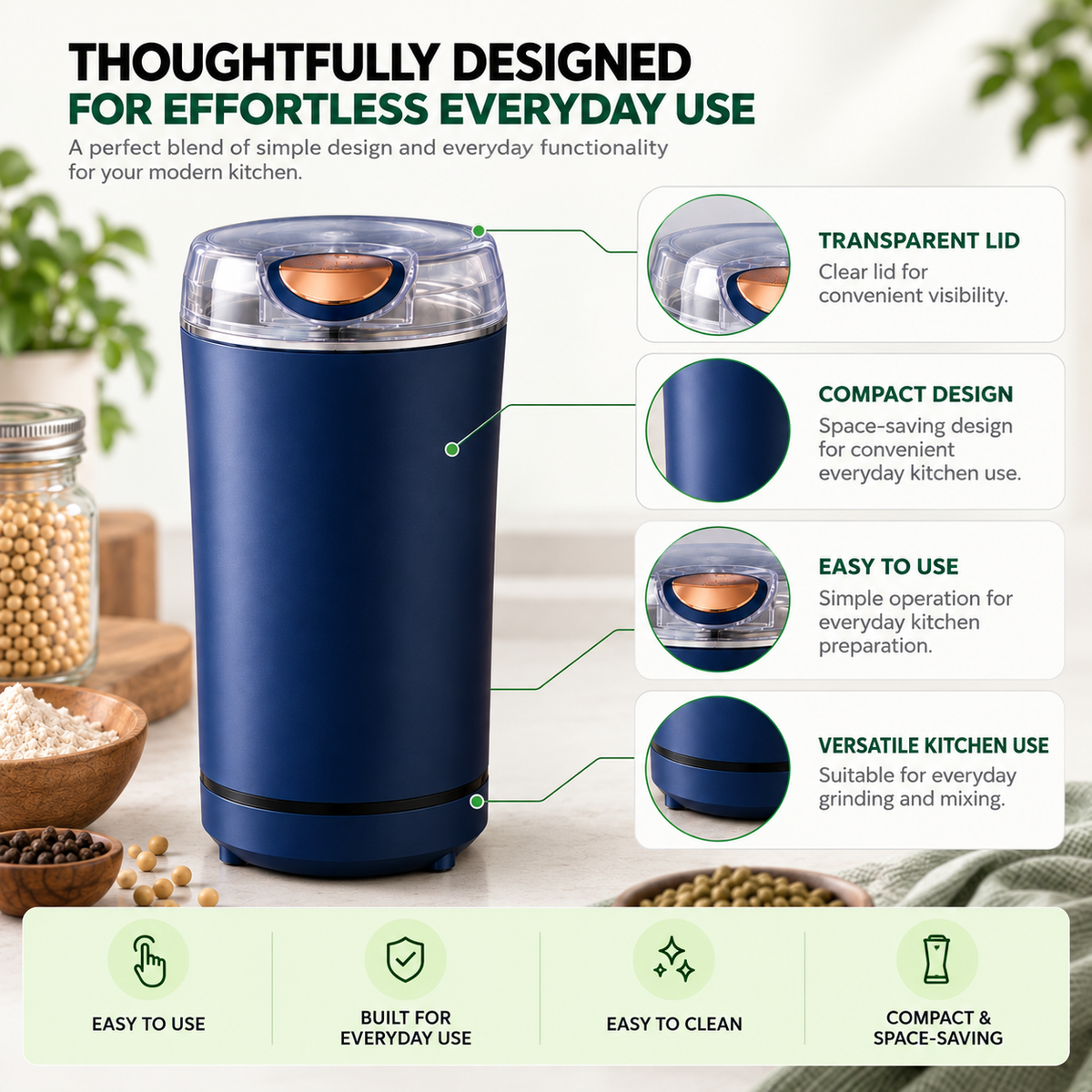 Electric Grinder Mixer for everyday use