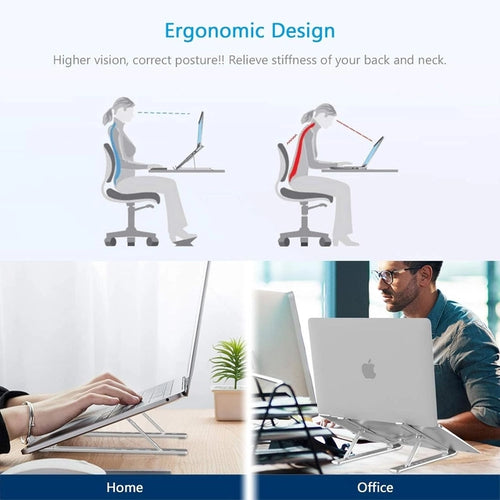 Foldable Aluminium Laptop Stand