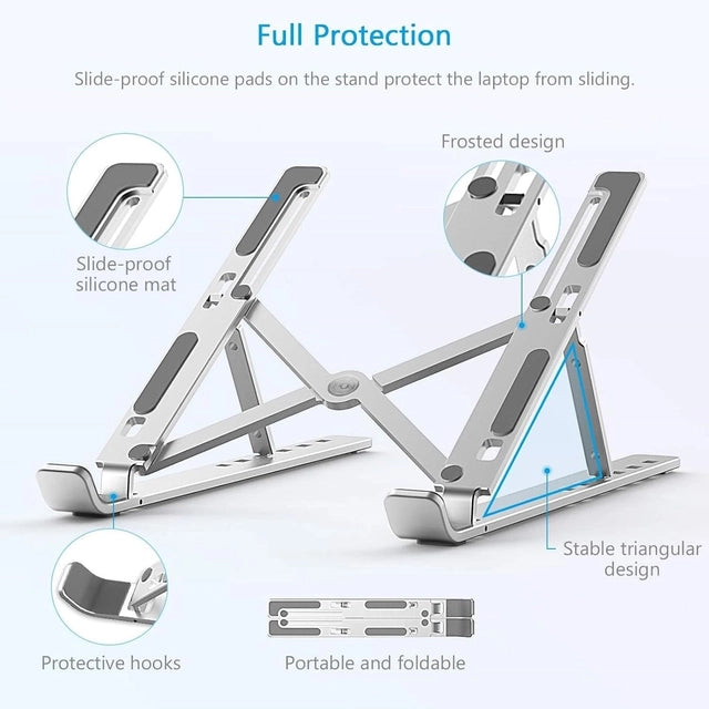 Foldable Aluminium Laptop Stand